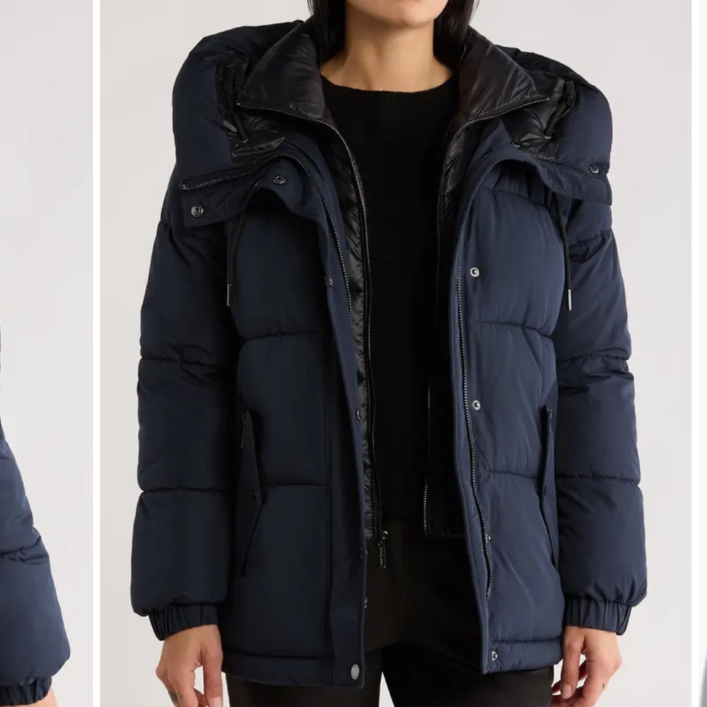 Michael kors Hooded Puffer Jacket with Bib